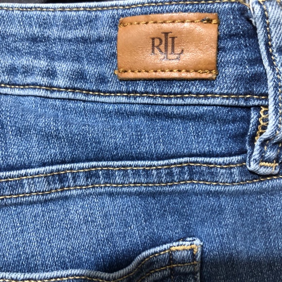 Lauren Ralph Lauren Denim Shorts Cuff Leg Womens 8P - Picture 4 of 5